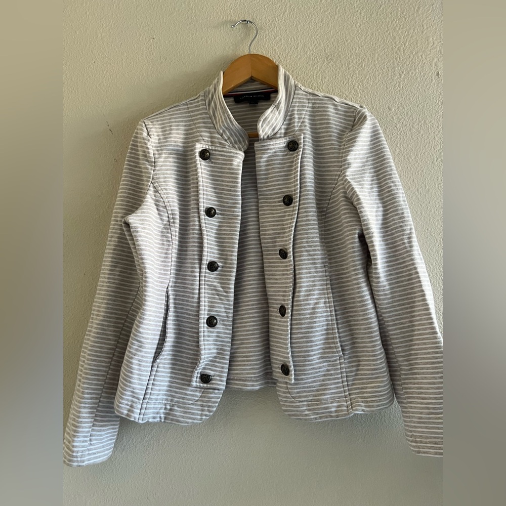 Tommy Hilfiger Military Style Jacket Neutral